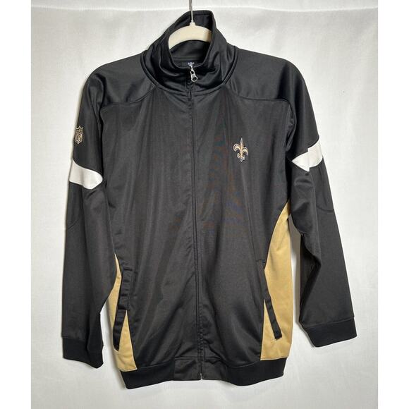 New Orleans Saints NFL Team Apparel Youth Size Large Full Zip Jacket - Picture 1 of 11